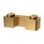 Nuie Brushed Brass 800mm Fluted Wetroom Panel