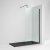 Nuie Black 1200mm Wetroom Panel