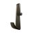 Nuie Black 1200mm Wetroom Panel