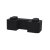 Nuie Black 1200mm Wetroom Panel