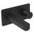 Scudo Linea Curve 900mm Matt Black Wall Hung Vanity Unit and Basin