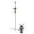 Nuie Beaumont Chrome Luxury Bridge Basin Mixer