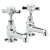 Nuie Carlton 560mm 2TH Basin and Pedestal