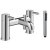 Ajax Armthorpe 1700 x 850mm LH L Shape Shower Bath with Chrome Screen