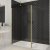 Merlyn 700mm Brushed Brass 8mm Wetroom Panel