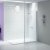 Merlyn 900mm Chrome 8mm Fluted Wetroom Panel