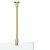 Merlyn 1200mm Brushed Bronze 8mm Fluted Wetroom Panel