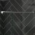 Merlyn 900mm Chrome 8mm Fluted Wetroom Panel