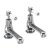 Burlington Edwardian 1200mm Two Tap Hole Basin