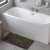 Beaufort Malin SE 1800 x 700mm 5mm Matt White Bath