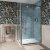 Burlington Classique 800mm Hinged Shower Door in Brushed Nickel