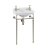 Burlington Edwardian 510mm Right Tap Hole Cloakroom Basin and Bottle Trap