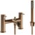 Ajax Armthorpe 1700 x 850mm RH L Shape Shower Bath with Brushed Bronze Screen