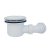 Volente 900 x 800mm Offset Quadrant Shower Tray