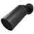 Scudo Concealed One Outlet Shower Valve with Matt Black Plate