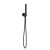Scudo Concealed One Outlet Shower Valve with Matt Black Plate