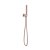Scudo Concealed One Outlet Shower Valve with Brushed Bronze Plate