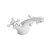 Kartell Genoa Square 550mm Basin and Pedestal