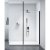 Merlyn 760mm Matt Black 8mm Wetroom Panel