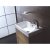 Roper Rhodes Scheme 450mm Gloss Light Grey Wall Mounted Basin Unit