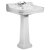 Tavistock Vitoria 500mm 2 Tap Hole Cloakroom Basin