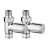 Redroom Elan Straight Chrome 1600 x 600mm Towel Radiator