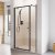 Roman Haven6 Black 1100mm Sliding Shower Door