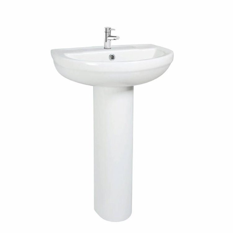 Scudo Spa 500mm Basin and Pedestal