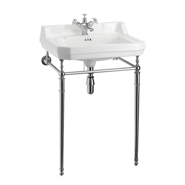 Burlington 560mm Chrome Basin Washstand