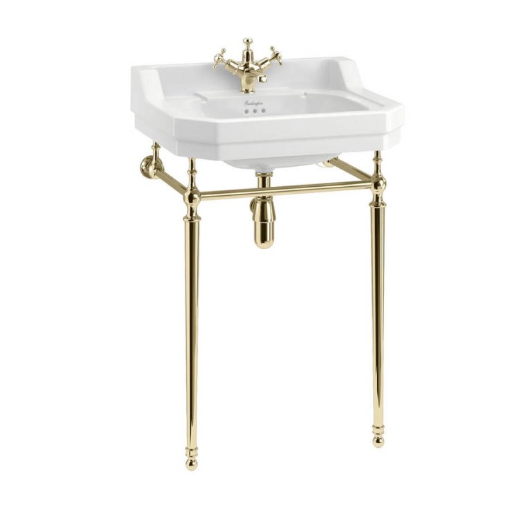 Burlington 560mm Gold Basin Washstand