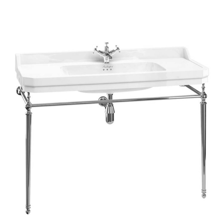 Burlington 1200mm Chrome Basin Washstand