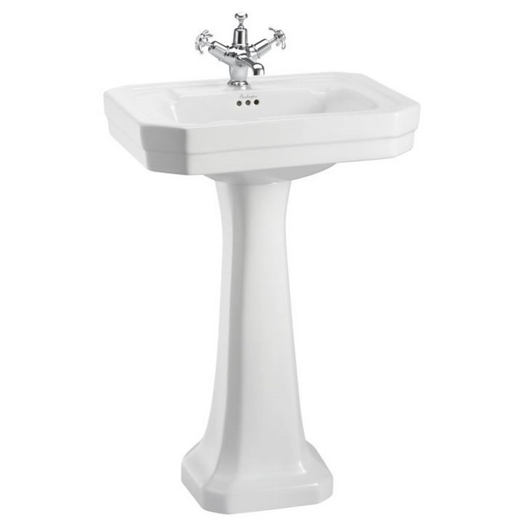 Burlington Victorian 560mm One Tap Hole Basin Pedestal