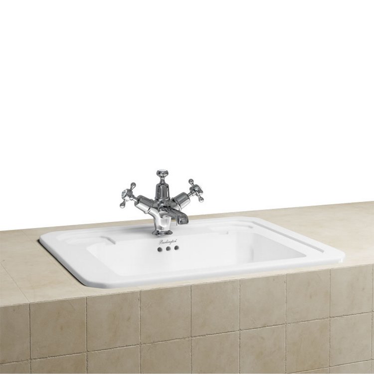 Burlington Contemporary 540mm One Tap Hole Countertop Basin