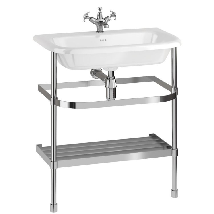 Burlington Natural Stone 750mm Rectangular Basin and Washstand