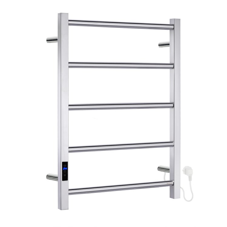 Smedbo Dry Polished Stainless Steel Electrical Compact Ladder Towel Warmer