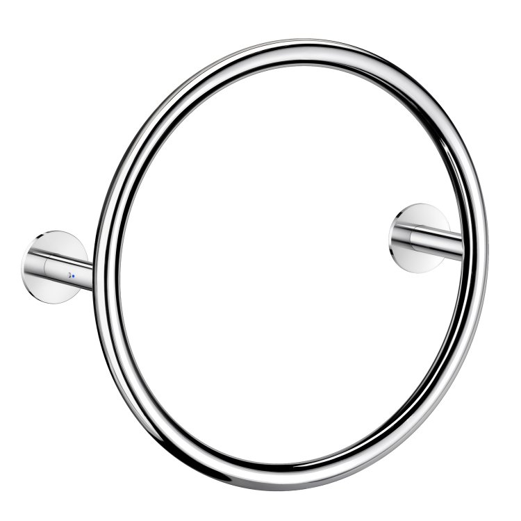 Smedbo Dry Polished Stainless Steel Electrical Ring Towel Warmer