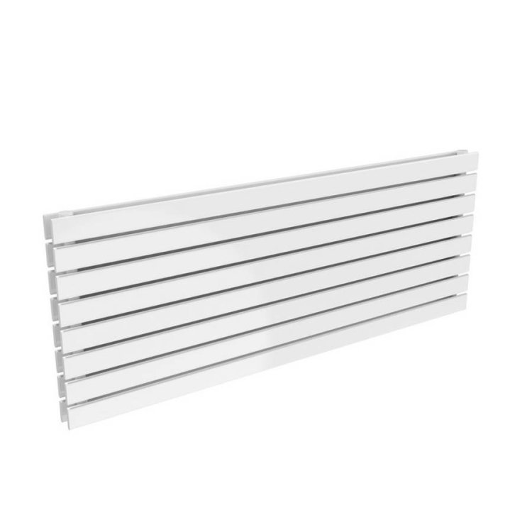 Reina Rione 544x1400mm White Mild Steel Double Horizontal Radiator