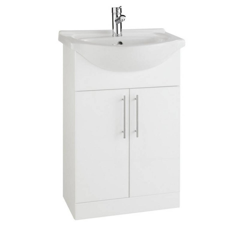 Kartell-Impakt-550mm-2-Door-Vanity-Unit-&-Basin