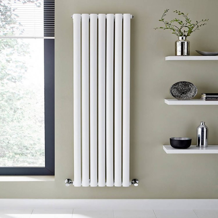 Kartell Aspen 1800x310mm White Single Designer Radiator