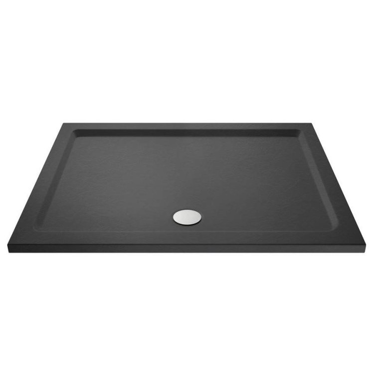 Nuie 1600x800mm Slate Grey Rectangular Shower Tray