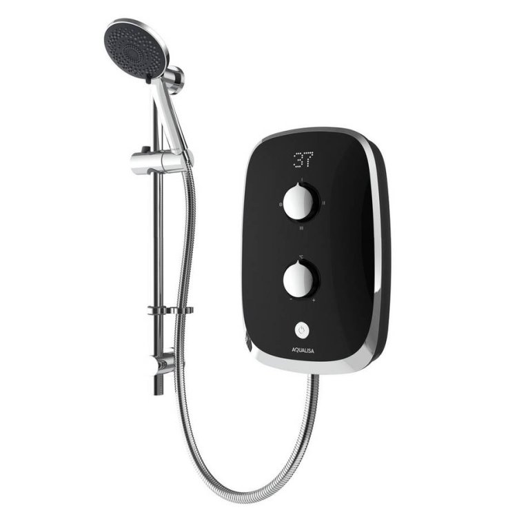 Aqualisa eMotion 9.5kw Midnight Black Electric Shower