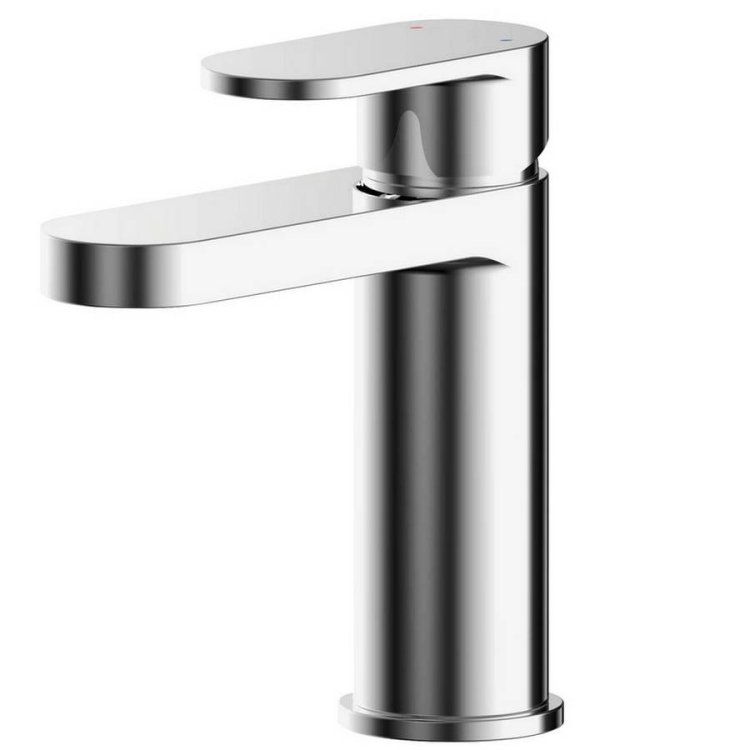 Nuie Binsey Chrome Mono Basin Mixer with Push Button Waste