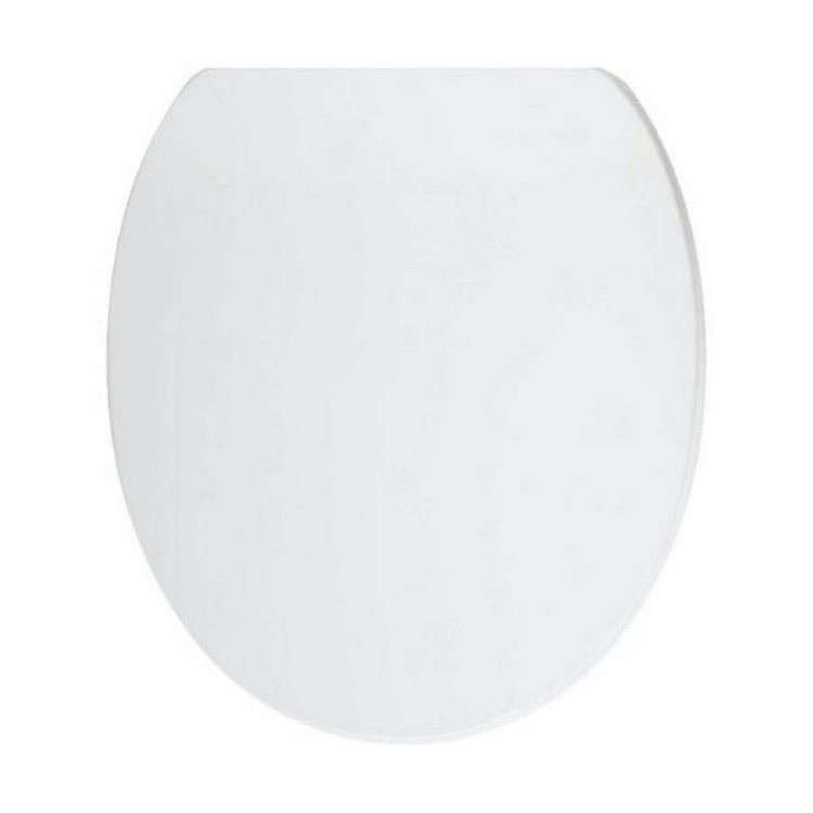 Kartell Astley Matt White Soft Close Wooden Toilet Seat