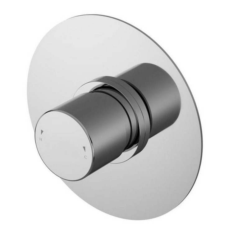 Nuie Arvan Chrome Thermostatic Temperature Control Valve
