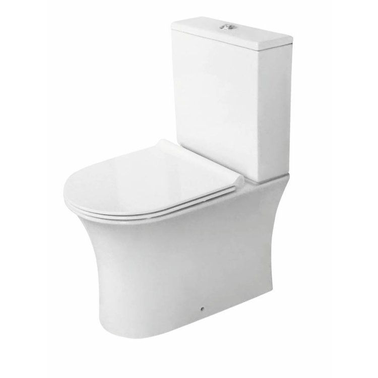 Scudo Deia Rimless Closed Back Pan with Cistern