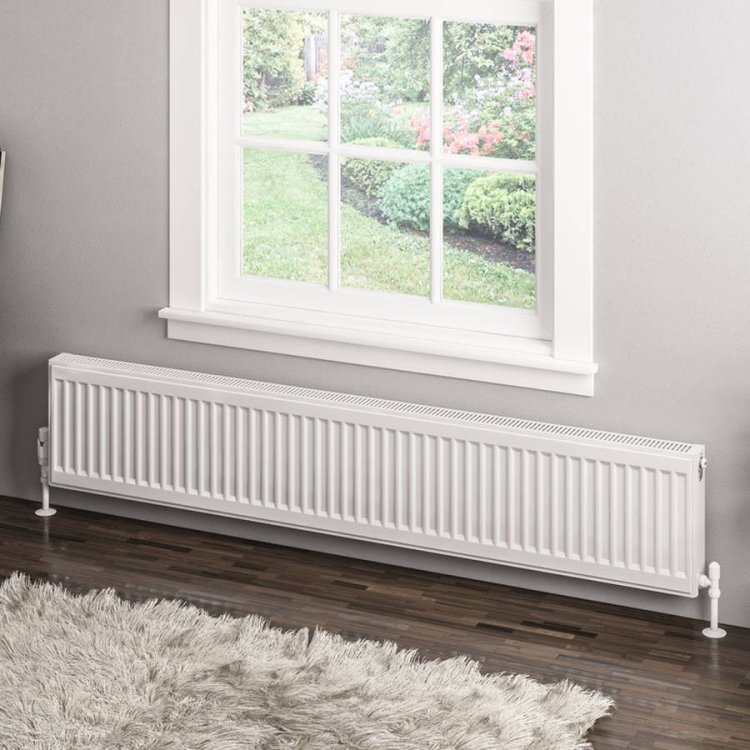 Eastbrook 300 x 1600mm Gloss White Type 11 Compact Panel Radiator6