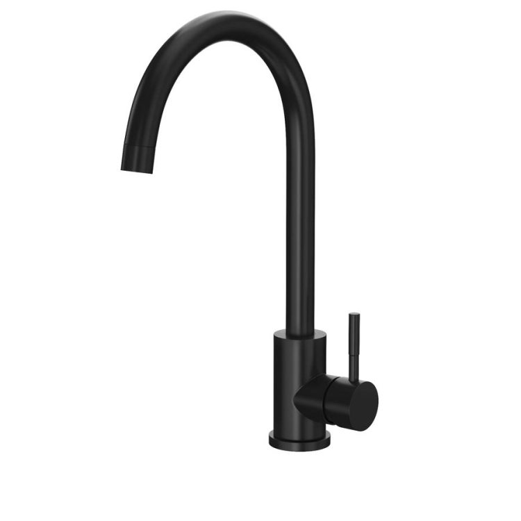 Scudo Manhattan Matt Black Kitchen Tap 