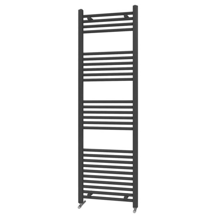 Scudo Strive Black 1600 x 600mm Towel Radiator
