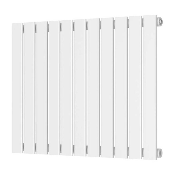 Scudo Bravo White 600 x 750mm Horizontal Single Designer Radiator