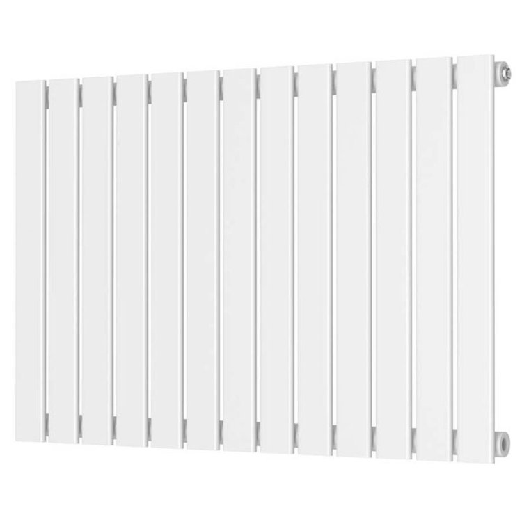Scudo Bravo White 600 x 886mm Horizontal Single Designer Radiator